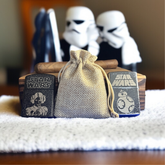 Starwars engraved zippo lighter